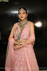 Sanjana Jooluri Poses with Traditional Jewellery, HD Gallery