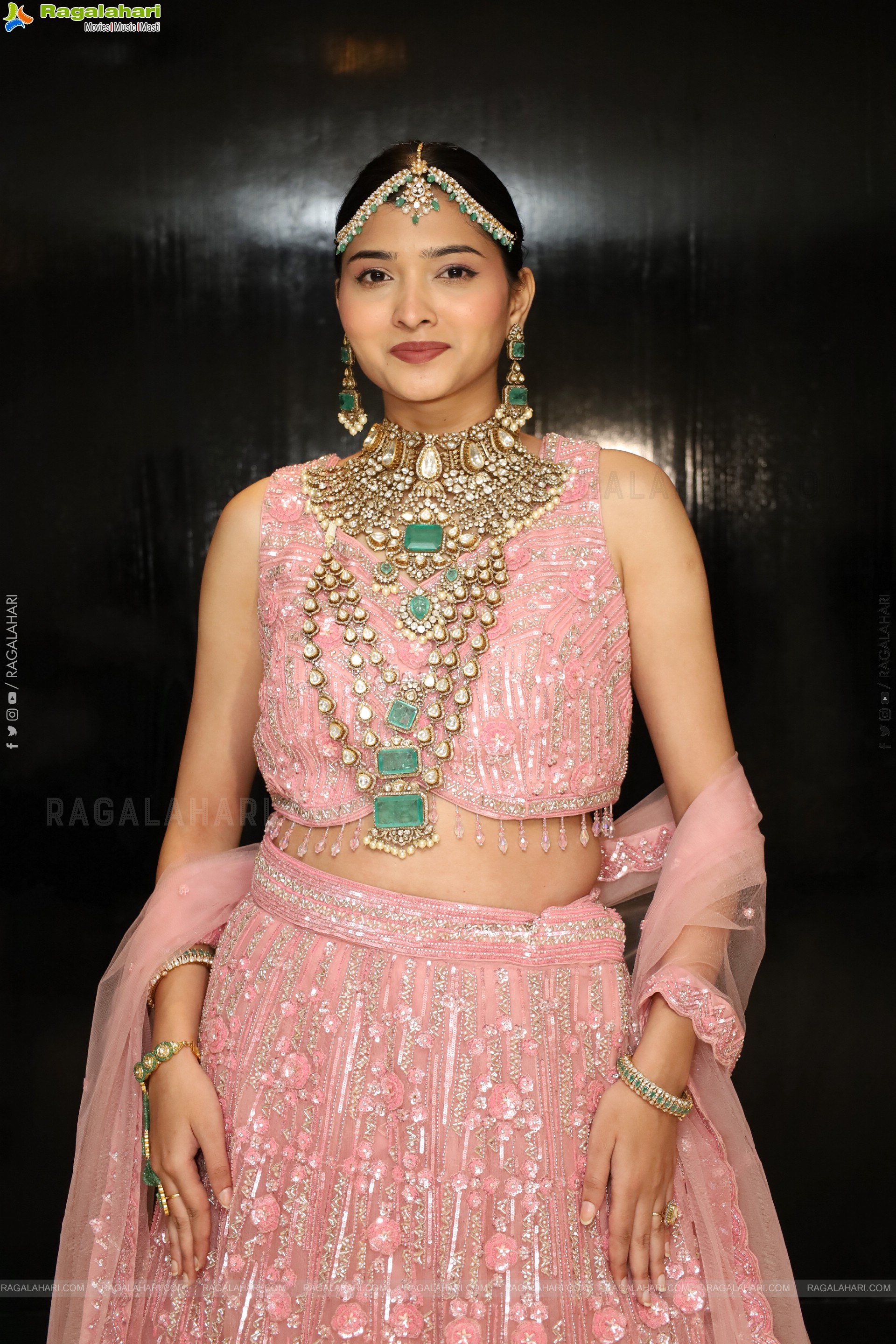 Sanjana Jooluri Poses with Traditional Jewellery, HD Gallery