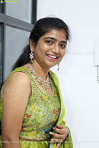 Akhila Reddy Glam stills in Green Dress, HD Gallery