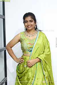 Akhila Reddy Glam stills in Green Dress, HD Gallery