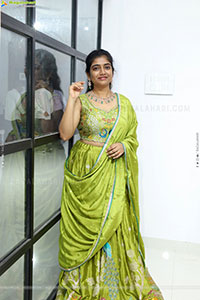 Akhila Reddy Glam stills in Green Dress, HD Gallery
