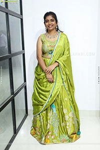 Akhila Reddy Glam stills in Green Dress, HD Gallery
