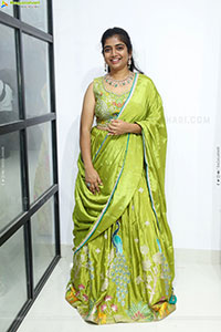 Akhila Reddy Glam stills in Green Dress, HD Gallery