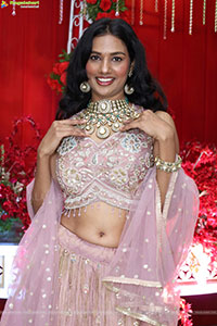 Anusha Mahathi Glam stills in Lehenga Choli
