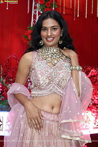 Anusha Mahathi Glam stills in Lehenga Choli