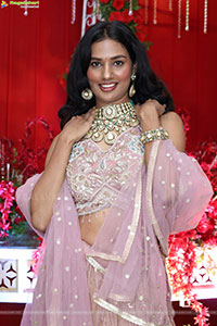 Anusha Mahathi Glam stills in Lehenga Choli