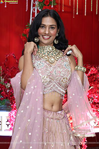 Anusha Mahathi Glam stills in Lehenga Choli