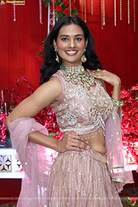 Anusha Mahathi Glam stills in Lehenga Choli