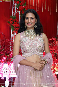 Anusha Mahathi Glam stills in Lehenga Choli