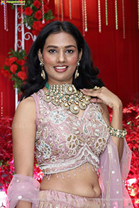 Anusha Mahathi Glam stills in Lehenga Choli
