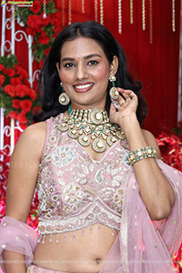 Anusha Mahathi Glam stills in Lehenga Choli