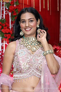 Anusha Mahathi Glam stills in Lehenga Choli