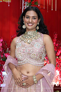 Anusha Mahathi Glam stills in Lehenga Choli