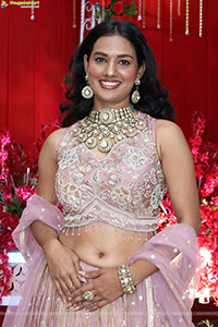 Anusha Mahathi Glam stills in Lehenga Choli
