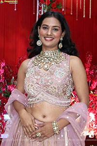 Anusha Mahathi Glam stills in Lehenga Choli
