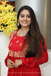 Bindhu Krishna Stills in Red Designer Dress, HD Gallery