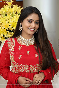 Bindhu Krishna Stills in Red Designer Dress, HD Gallery