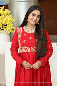 Bindhu Krishna Stills in Red Designer Dress, HD Gallery