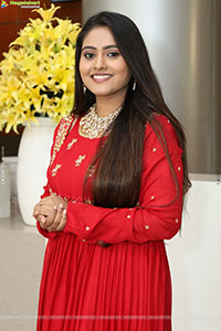 Bindhu Krishna Stills in Red Designer Dress, HD Gallery