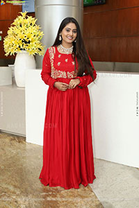 Bindhu Krishna Stills in Red Designer Dress, HD Gallery