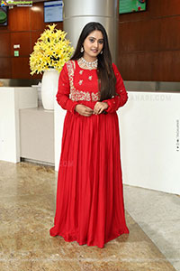 Bindhu Krishna Stills in Red Designer Dress, HD Gallery