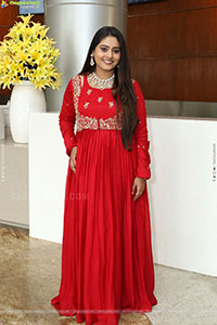 Bindhu Krishna Stills in Red Designer Dress, HD Gallery