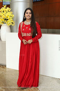 Bindhu Krishna Stills in Red Designer Dress, HD Gallery