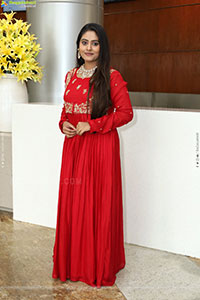 Bindhu Krishna Stills in Red Designer Dress, HD Gallery