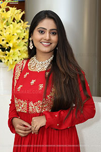Bindhu Krishna Stills in Red Designer Dress, HD Gallery