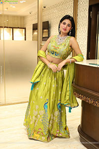 Ishika Roy in Olive Green Lehenga Choli, HD Gallery