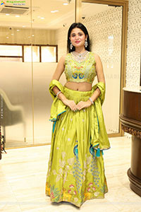 Ishika Roy in Olive Green Lehenga Choli, HD Gallery