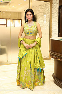 Ishika Roy in Olive Green Lehenga Choli, HD Gallery