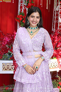 Pratiksha Mishra stills in Elegant Lehenga Choli