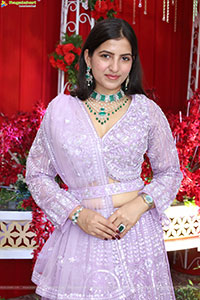 Pratiksha Mishra stills in Elegant Lehenga Choli