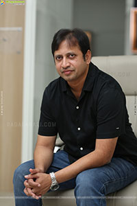 Producer SKN stills at Chennai Love Story Interview