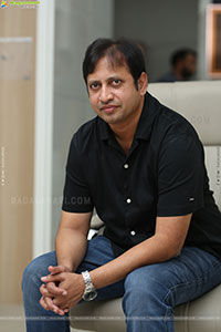 Producer SKN stills at Chennai Love Story Interview