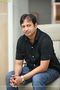 Producer SKN stills at Chennai Love Story Interview