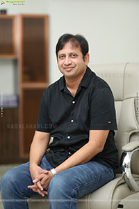Producer SKN stills at Chennai Love Story Interview