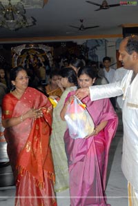 Film Celebrities at Filmnagar Temple on Behalf of Guru Pournami