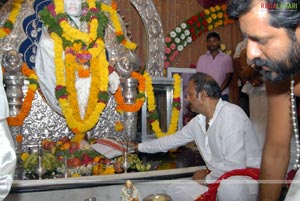 Film Celebrities at Filmnagar Temple on Behalf of Guru Pournami