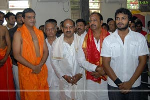 Film Celebrities at Filmnagar Temple on Behalf of Guru Pournami