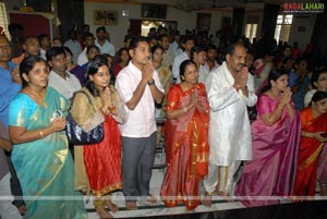 Film Celebrities at Filmnagar Temple on Behalf of Guru Pournami