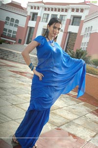 Gowri Pandit Wet Saree Photos