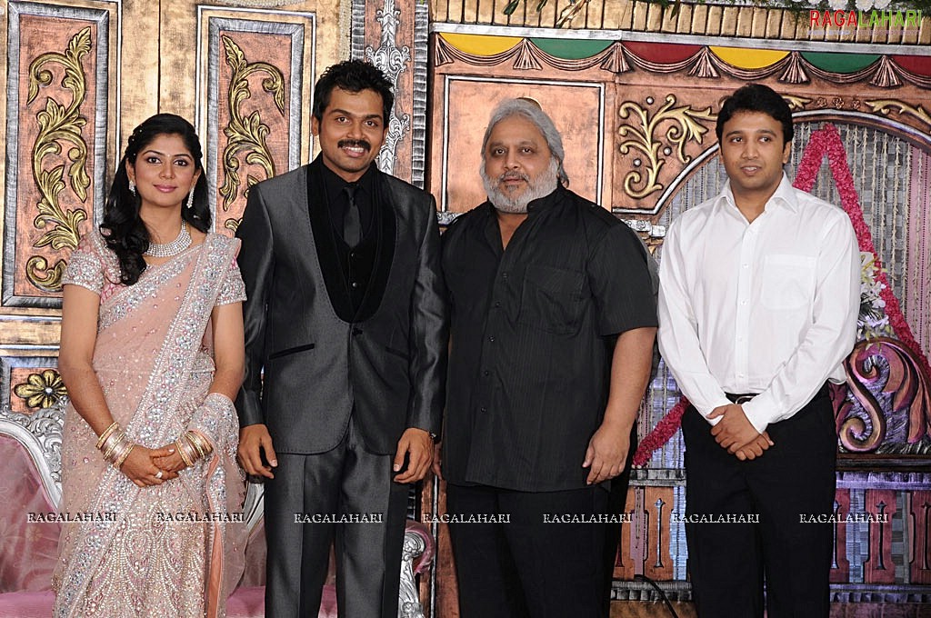 Hero Karthi-Ranjani Wedding Reception