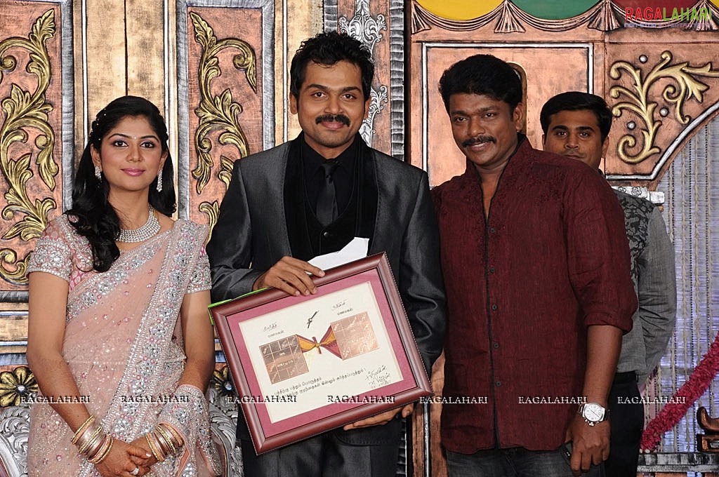 Hero Karthi-Ranjani Wedding Reception