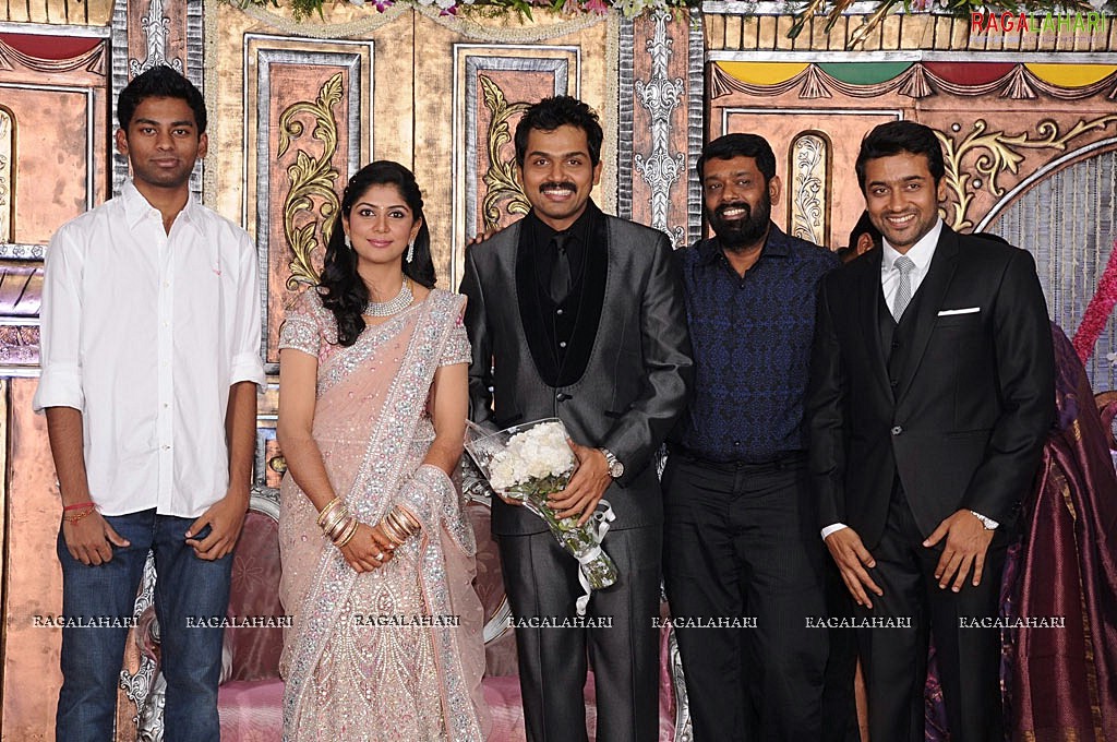 Hero Karthi-Ranjani Wedding Reception