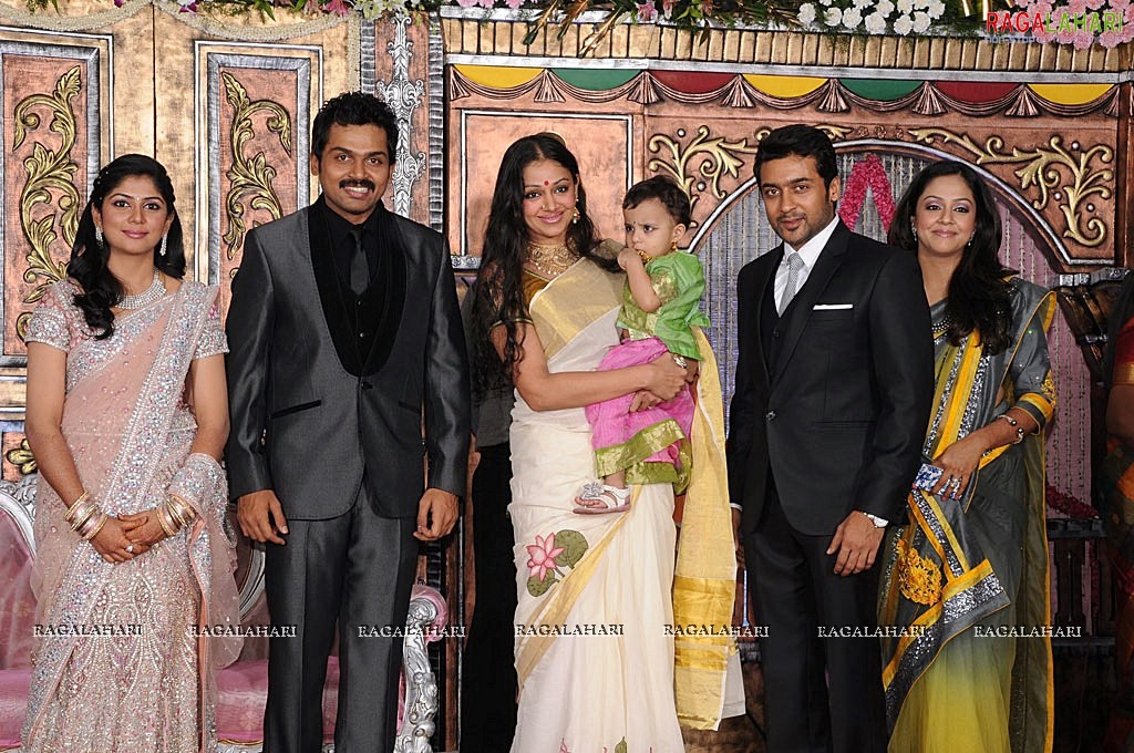 Hero Karthi-Ranjani Wedding Reception