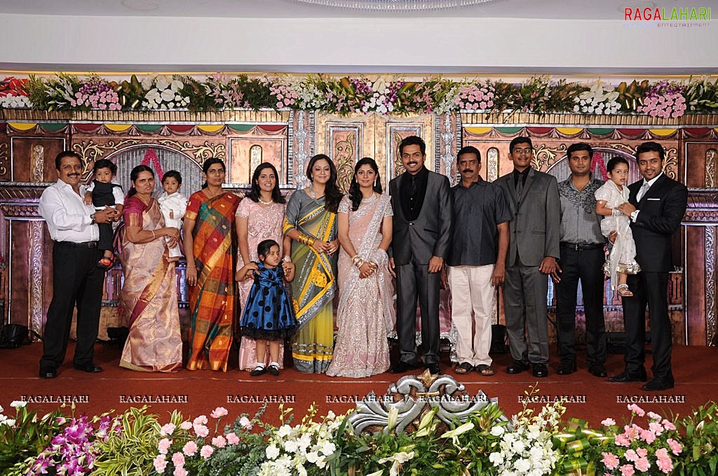 Hero Karthi-Ranjani Wedding Reception