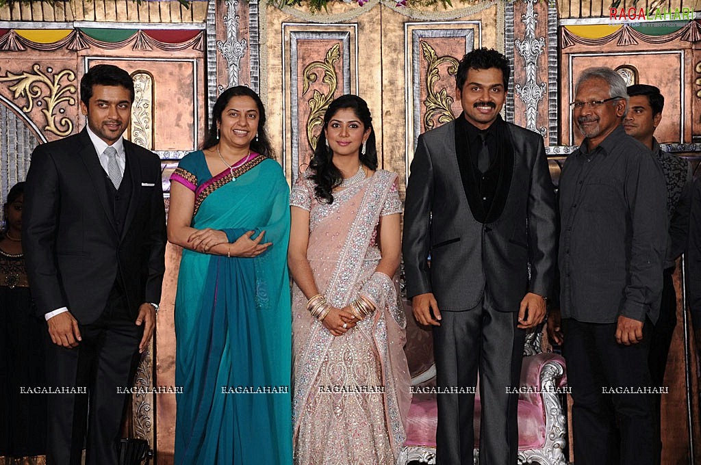 Hero Karthi-Ranjani Wedding Reception