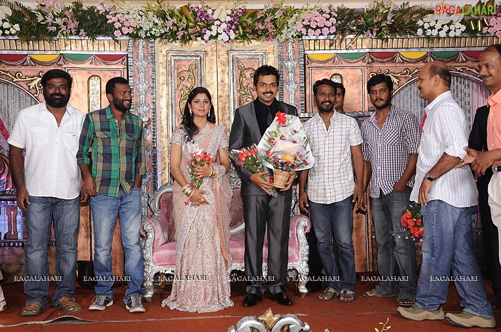 Hero Karthi-Ranjani Wedding Reception